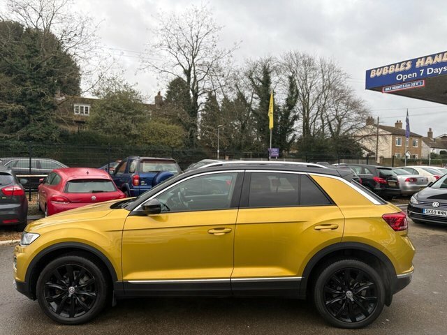 Volkswagen T-Roc Tsi Evo Sel Suv SK18BBZ Yellow #4