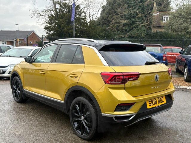 Volkswagen T-Roc Tsi Evo Sel Suv SK18BBZ Yellow #5