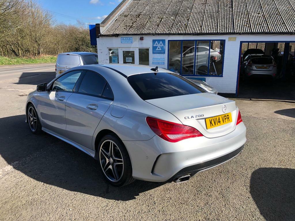Mercedes-Benz CLA Class 1.8 Cla200 Cdi Amg Sport Coupe 7G-dct Silver #5