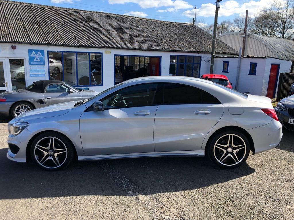 Mercedes-Benz CLA Class 1.8 Cla200 Cdi Amg Sport Coupe 7G-dct Silver #4