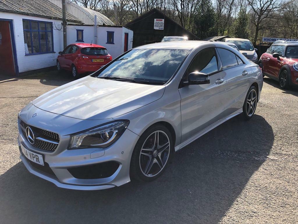 Mercedes-Benz CLA Class 1.8 Cla200 Cdi Amg Sport Coupe 7G-dct Silver #3