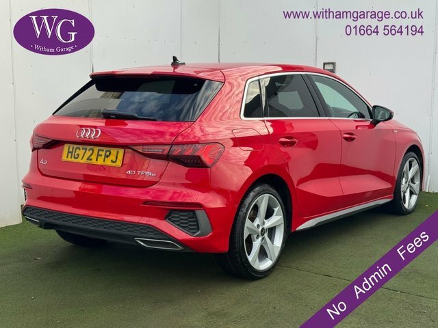 Audi A3 Tfsie 40 S Line HG72FPJ Red #2