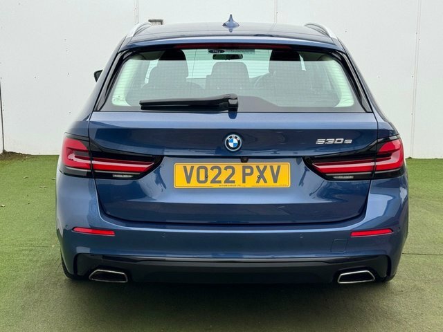 BMW 5 Series 530E 12Kwh Se Touring VO22PXV Blue #6