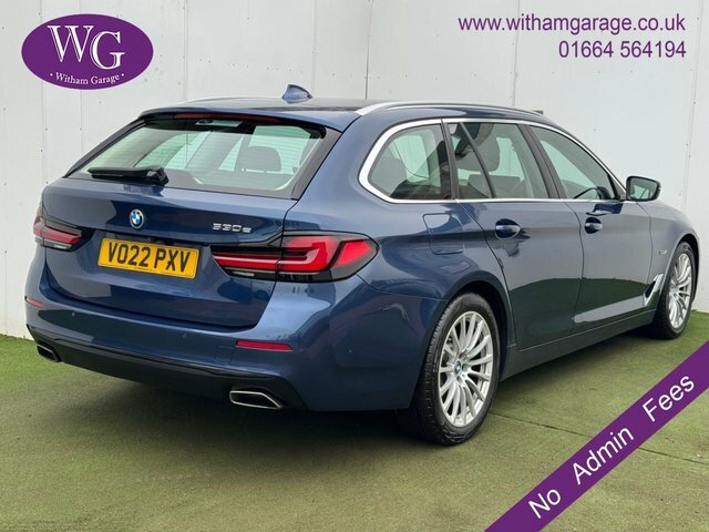 BMW 5 Series 530E 12Kwh Se Touring VO22PXV Blue #2