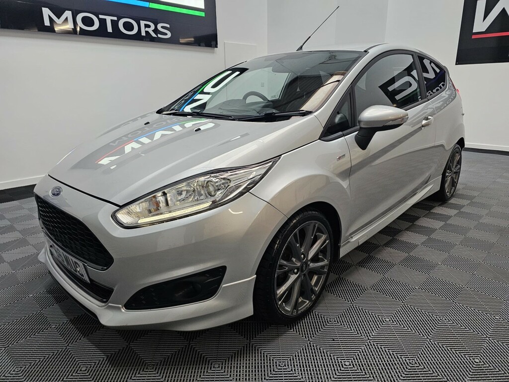 Ford Fiesta 1.0 T Ecoboost St-line YF66MUC Silver #4