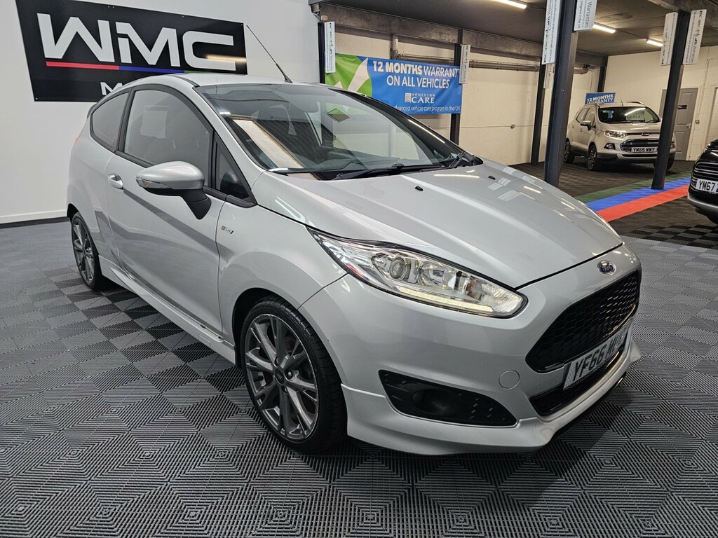 Ford Fiesta 1.0 T Ecoboost St-line YF66MUC Silver #2