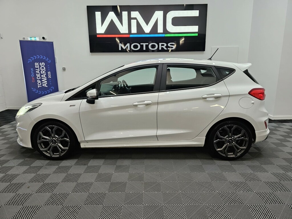 Ford Fiesta 1.0 T Ecoboost St-line SH19JBO White #5