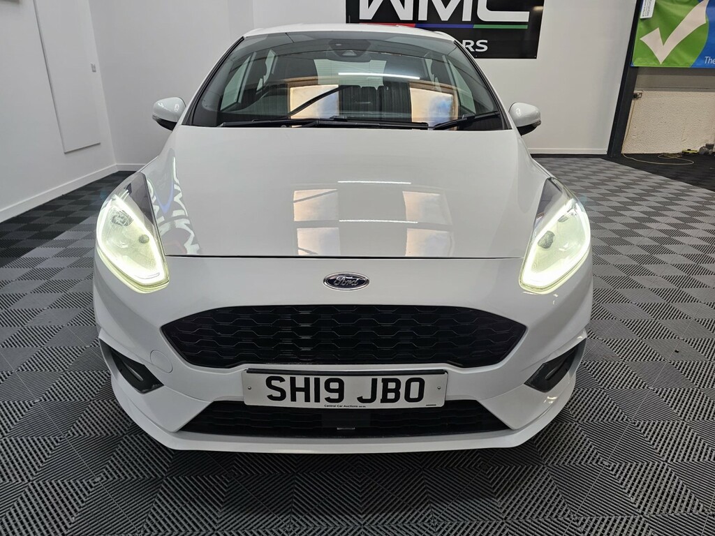 Ford Fiesta 1.0 T Ecoboost St-line SH19JBO White #3