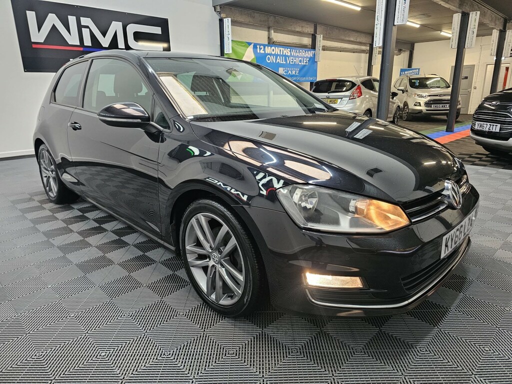 Volkswagen Golf 2.0 Tdi Bluemotion Tech Gt Edition KY66LZA Black #2
