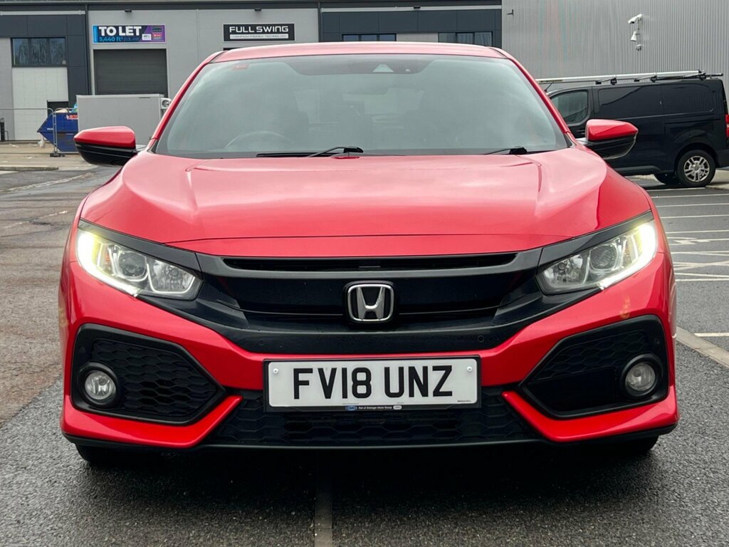 Honda Civic 1.0 Vtec Turbo Sr Euro 6 Ss FV18UNZ Red #3