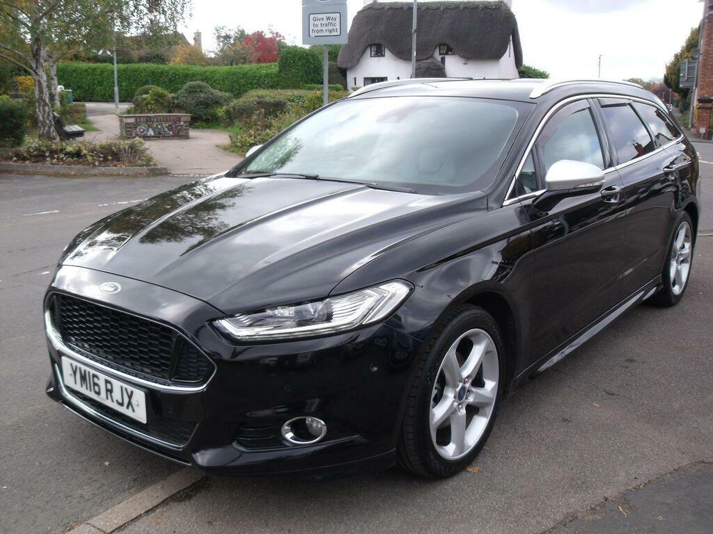 Ford Mondeo 2.0 Tdci Titanium Euro 6 S S YM16RJX Black #3