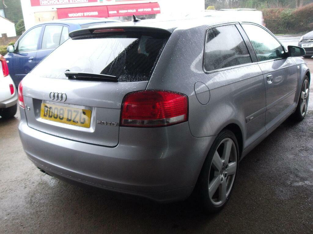 Audi A3 2.0 Tdi Sport Dsg BD08DZG Silver #6