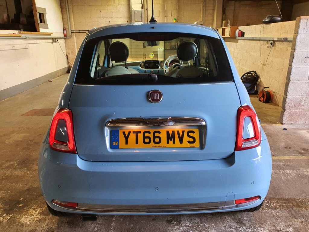 Fiat 500 Lounge YT66MVS Blue #5