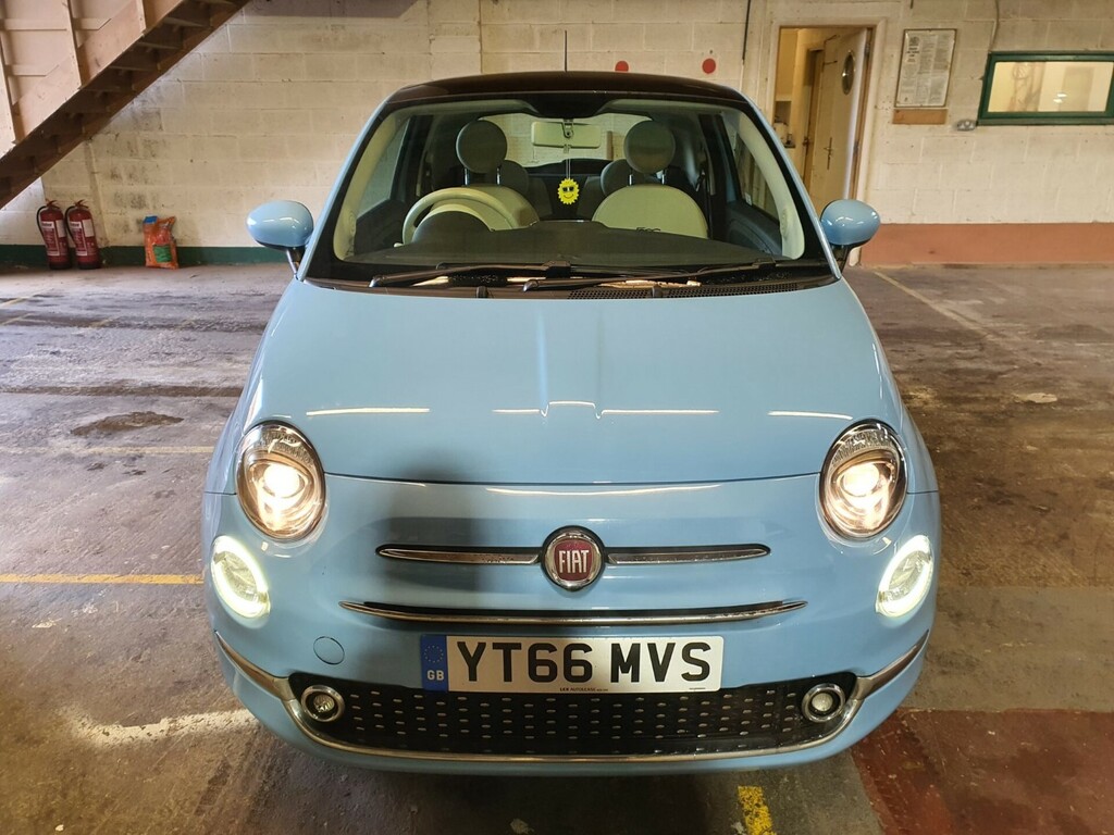 Fiat 500 Lounge YT66MVS Blue #3