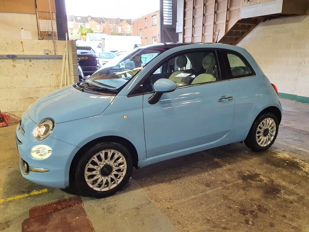 Fiat 500 Lounge YT66MVS Blue #2