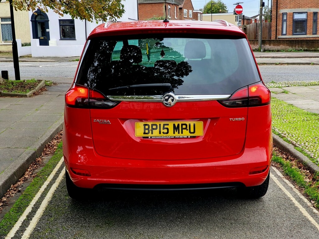 Vauxhall Zafira Tourer Sri Red #4