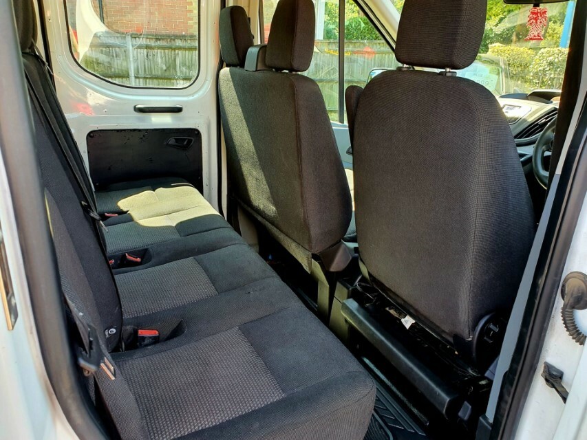Ford Transit Custom 350 D Cab Tipper YT16EXW White #4