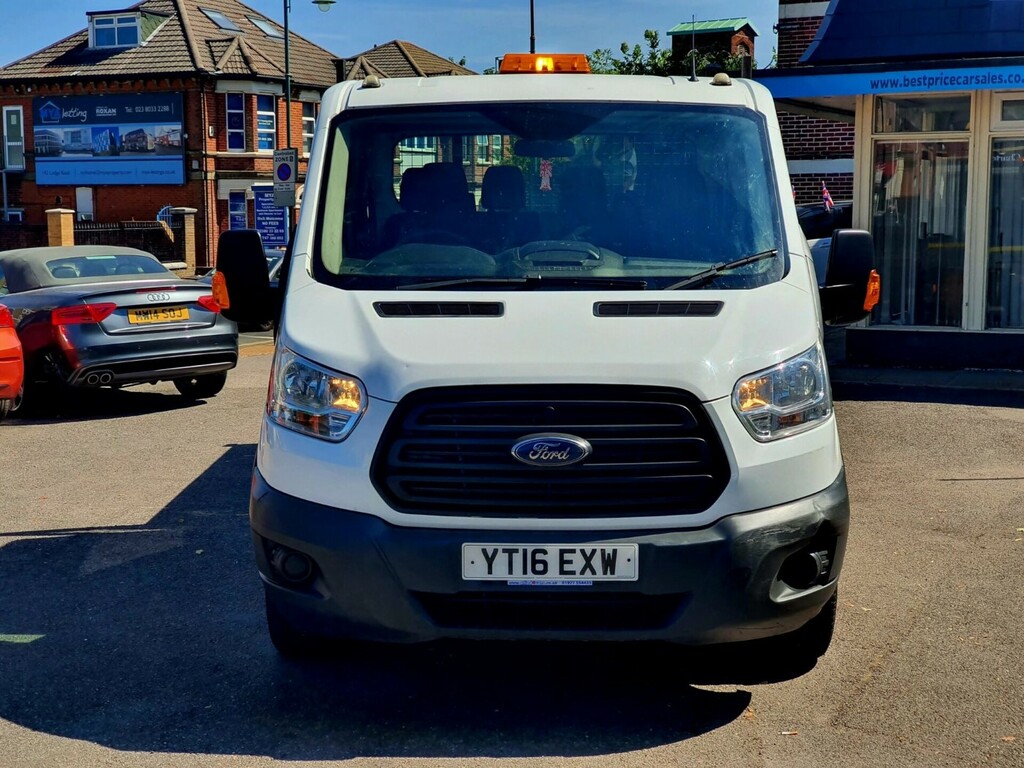 Ford Transit Custom 350 D Cab Tipper YT16EXW White #2