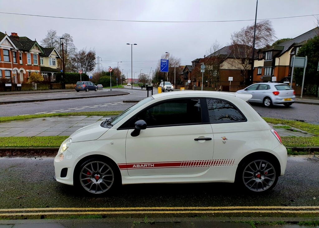 Fiat 500 Abarth 595 Turismo White #4