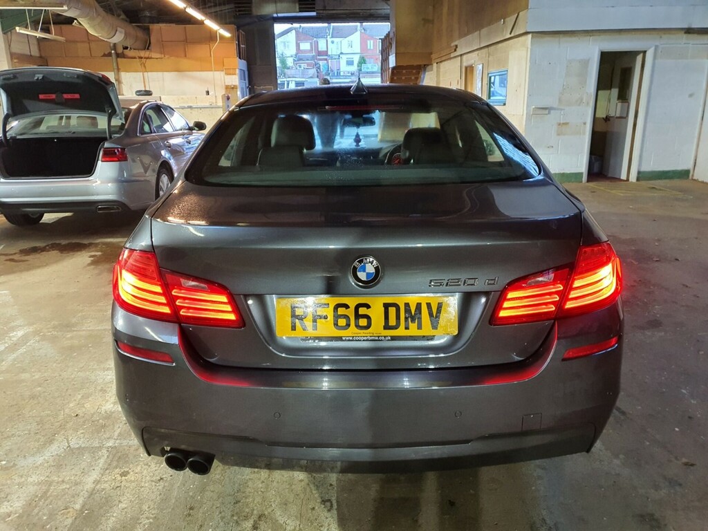 BMW 5 Series 520D M Sport RF66DMV Grey #5