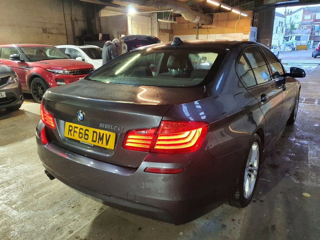 BMW 5 Series 520D M Sport RF66DMV Grey #4