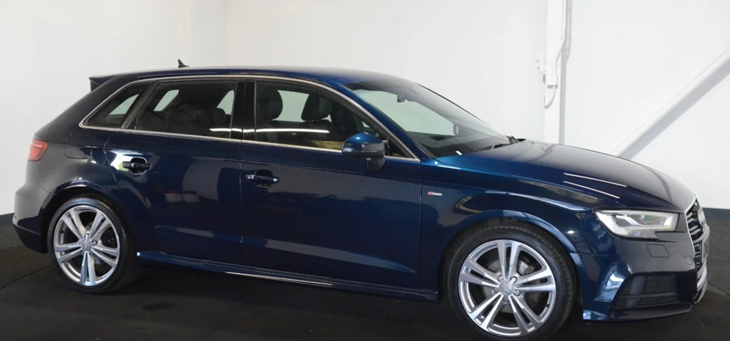 Audi A3 Sportback Tfsi S Line Blue