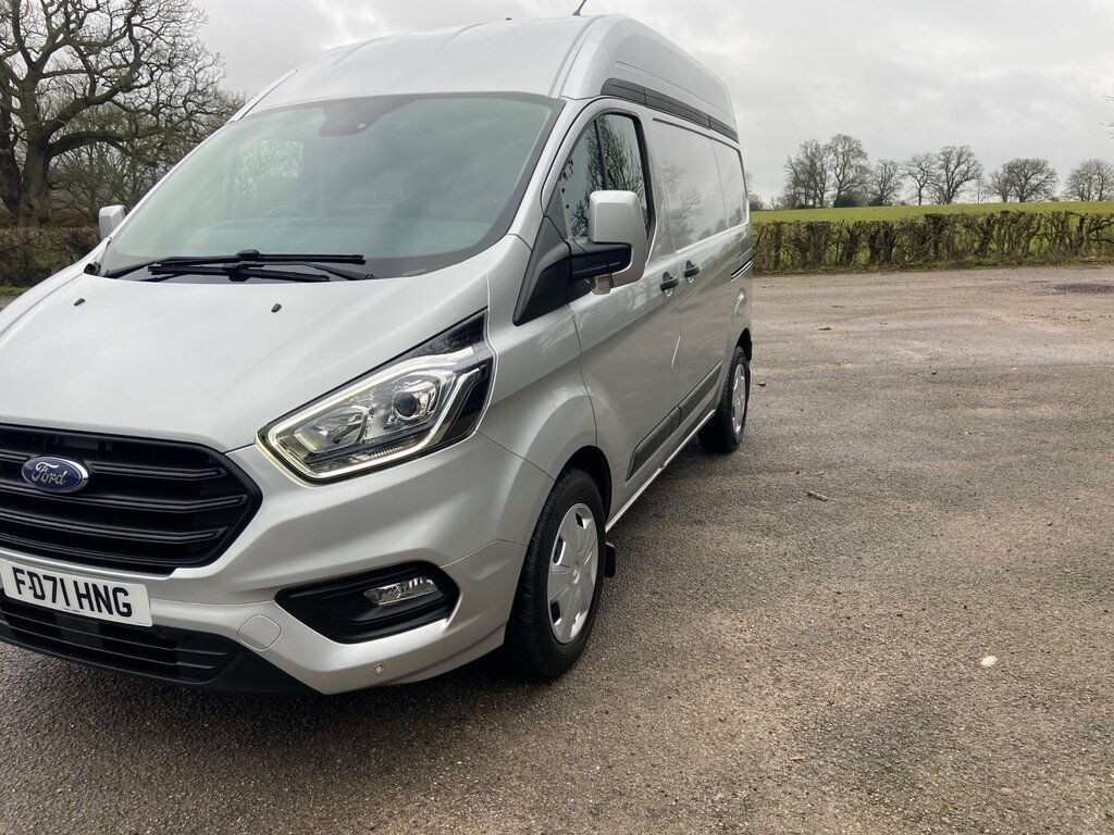 Ford Transit Custom 2.0 320 Ecoblue Trend Panel Van L1 H FD71HNG Silver #3