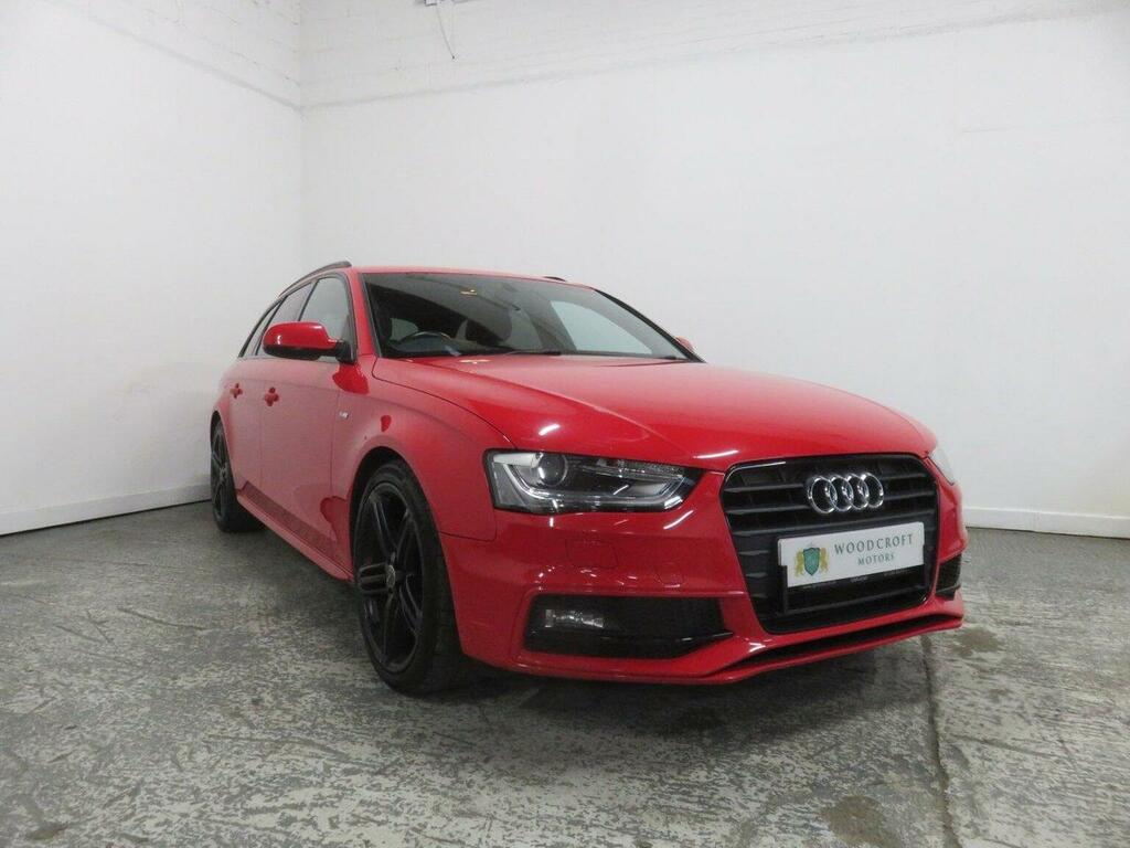 Audi A4 Avant Estate 2.0 Tdi Black Edition Euro 5 Ss 201 Red
