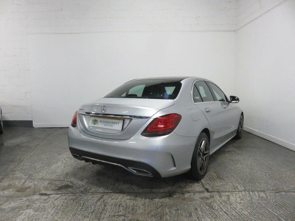 Mercedes-Benz C Class Saloon 2.0 C220d Amg Line Premium Plus G-tronic SP68NJE Silver #6