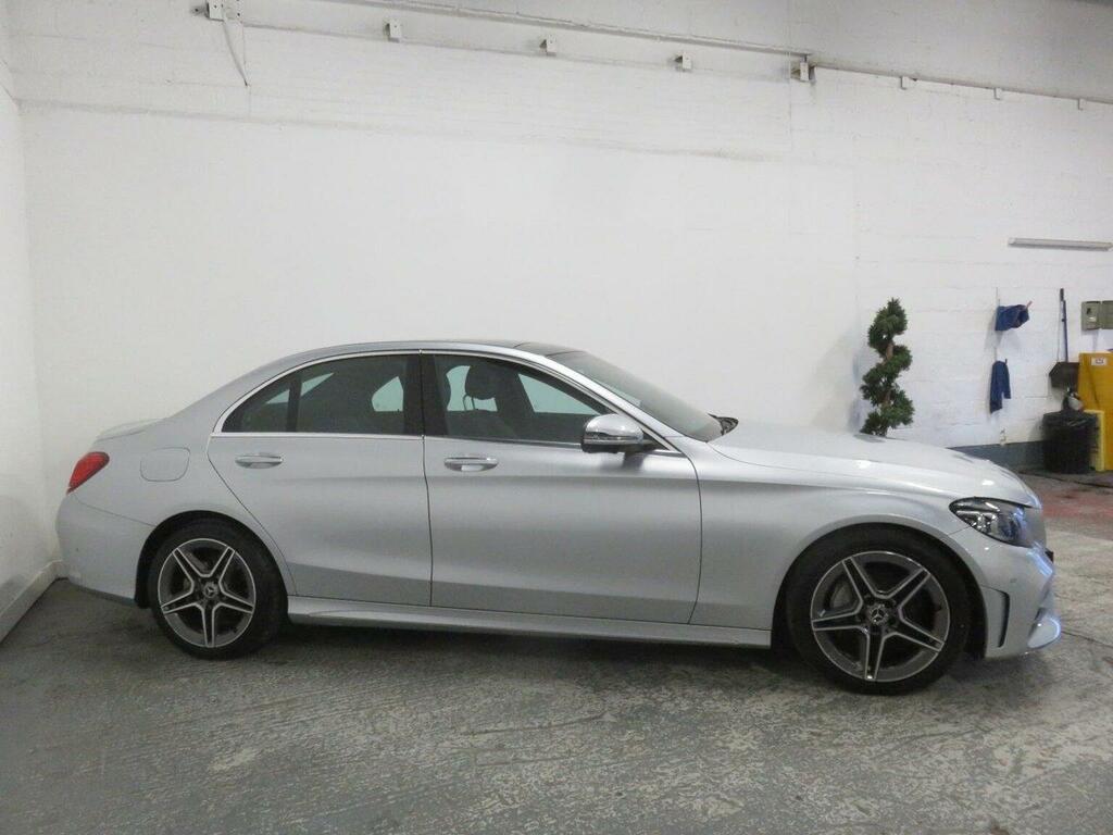 Mercedes-Benz C Class Saloon 2.0 C220d Amg Line Premium Plus G-tronic SP68NJE Silver #3