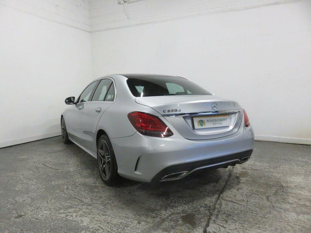 Mercedes-Benz C Class Saloon 2.0 C220d Amg Line Premium Plus G-tronic SP68NJE Silver #5