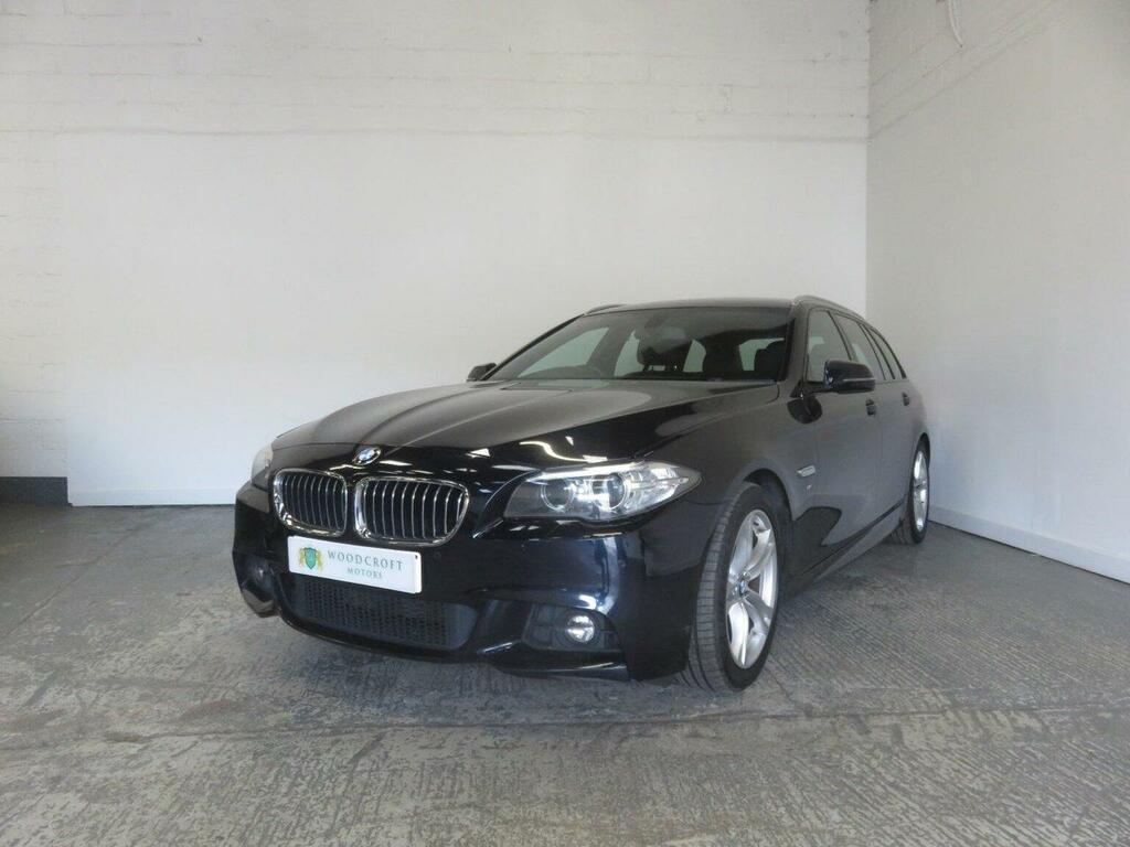 BMW 5 Series Estate 2.0 520D M Sport Touring Euro 6 Ss CY66FAO Black #2