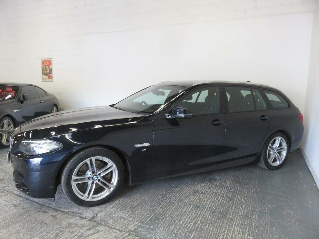BMW 5 Series Estate 2.0 520D M Sport Touring Euro 6 Ss CY66FAO Black #4