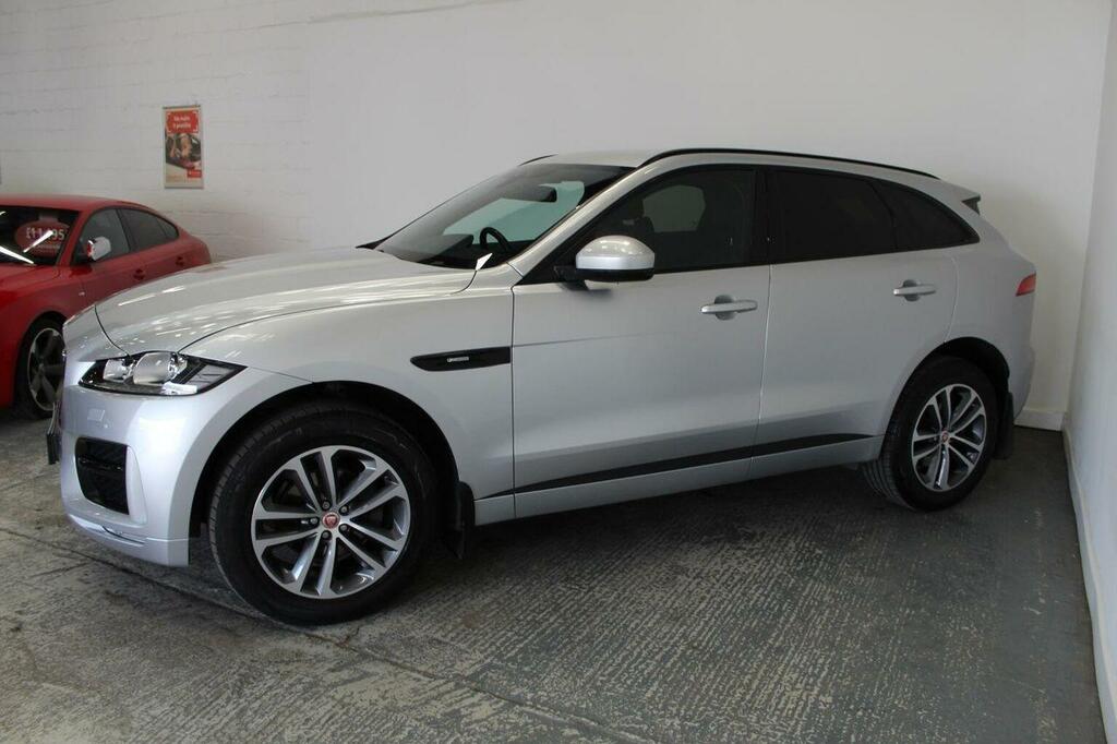 Jaguar F-Pace Suv 2.0 D180 R-sport Awd Euro 6 Ss 20 KF66KXL Silver #4