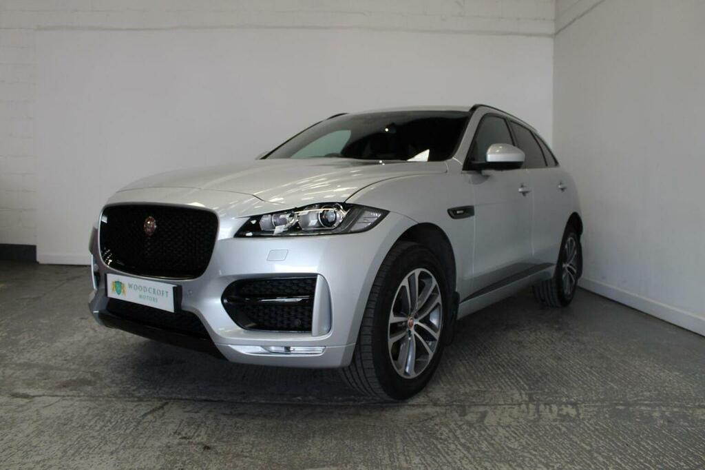Jaguar F-Pace Suv 2.0 D180 R-sport Awd Euro 6 Ss 20 KF66KXL Silver #2