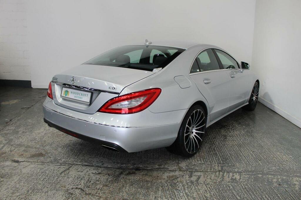 Mercedes-Benz CLS Saloon 3.0 Cls350 Cdi V6 Blueefficiency Coupe G-tr Silver #6