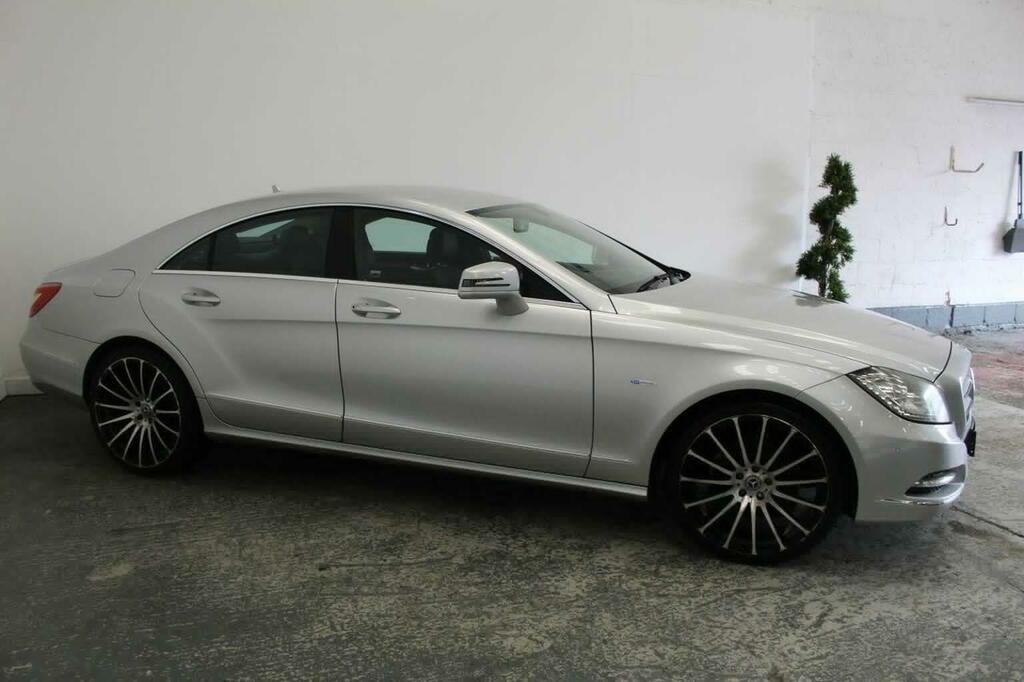 Mercedes-Benz CLS Saloon 3.0 Cls350 Cdi V6 Blueefficiency Coupe G-tr Silver #4