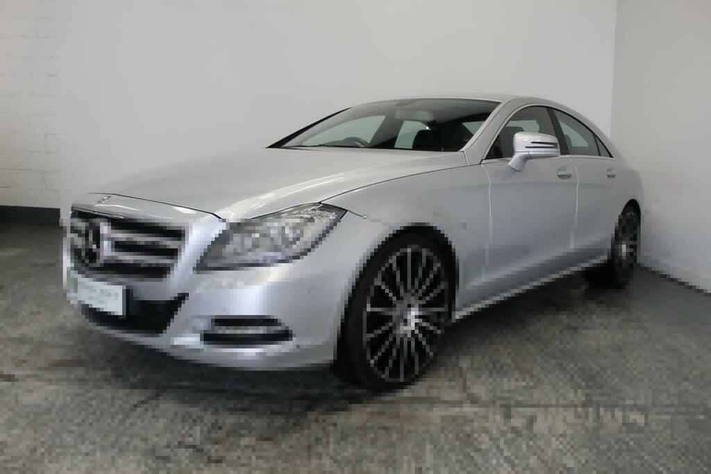 Mercedes-Benz CLS Saloon 3.0 Cls350 Cdi V6 Blueefficiency Coupe G-tr Silver #2