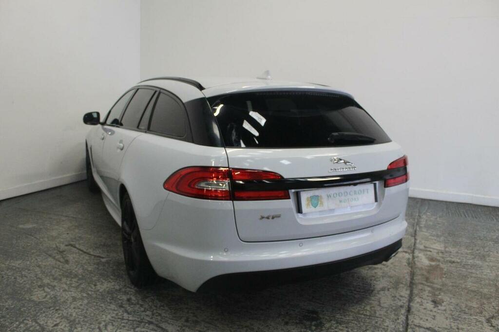 Jaguar XF Estate 2.2D R-sport Black Sportbrake Euro 5 HV65TZK White #5