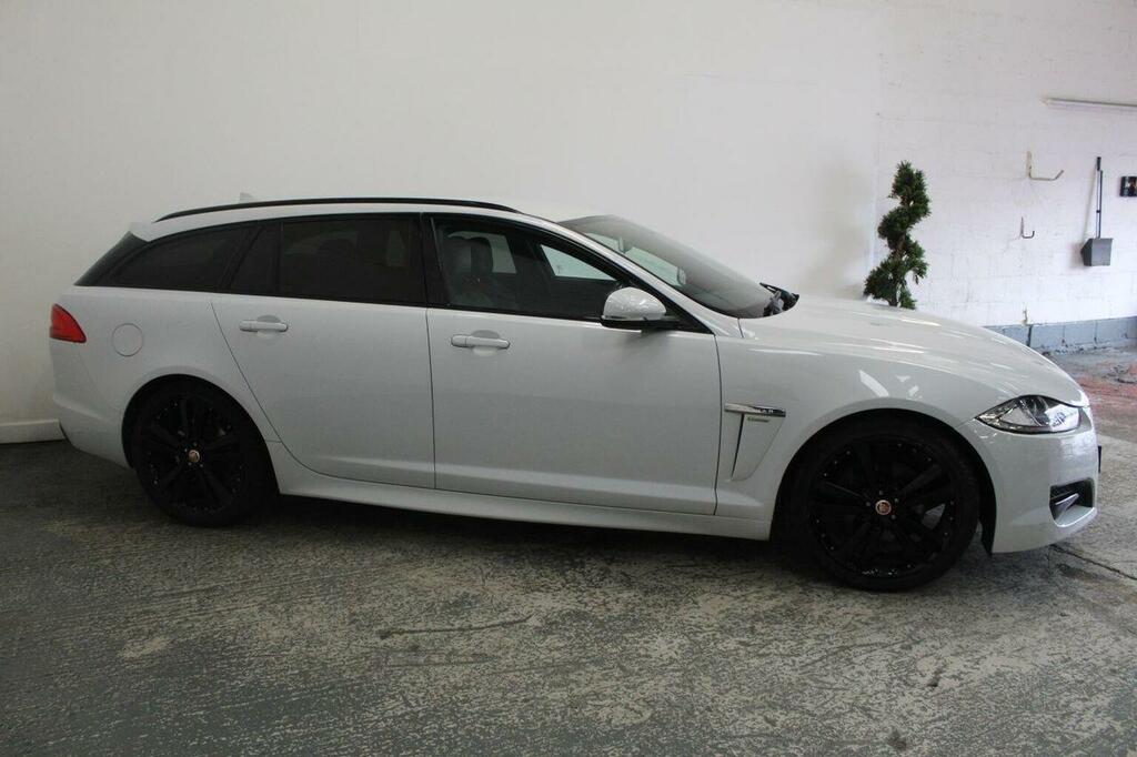 Jaguar XF Estate 2.2D R-sport Black Sportbrake Euro 5 HV65TZK White #3