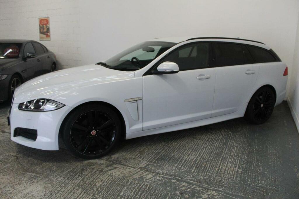 Jaguar XF Estate 2.2D R-sport Black Sportbrake Euro 5 HV65TZK White #4