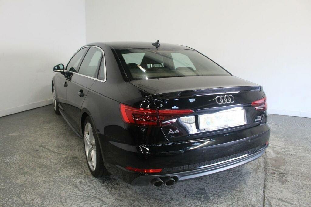 Audi A4 Saloon 2.0 Tdi S Line S Tronic Quattro Euro 6 Ss GJ16EHN Black #5
