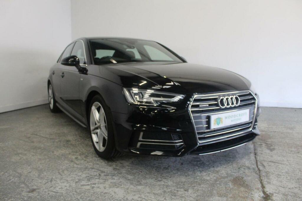 Audi A4 Saloon 2.0 Tdi S Line S Tronic Quattro Euro 6 Ss Black