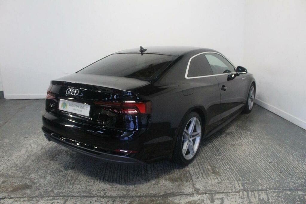 Audi A5 Coupe 2.0 Tdi S Line S Tronic Euro 6 Ss 20 BN67OHE Black #6
