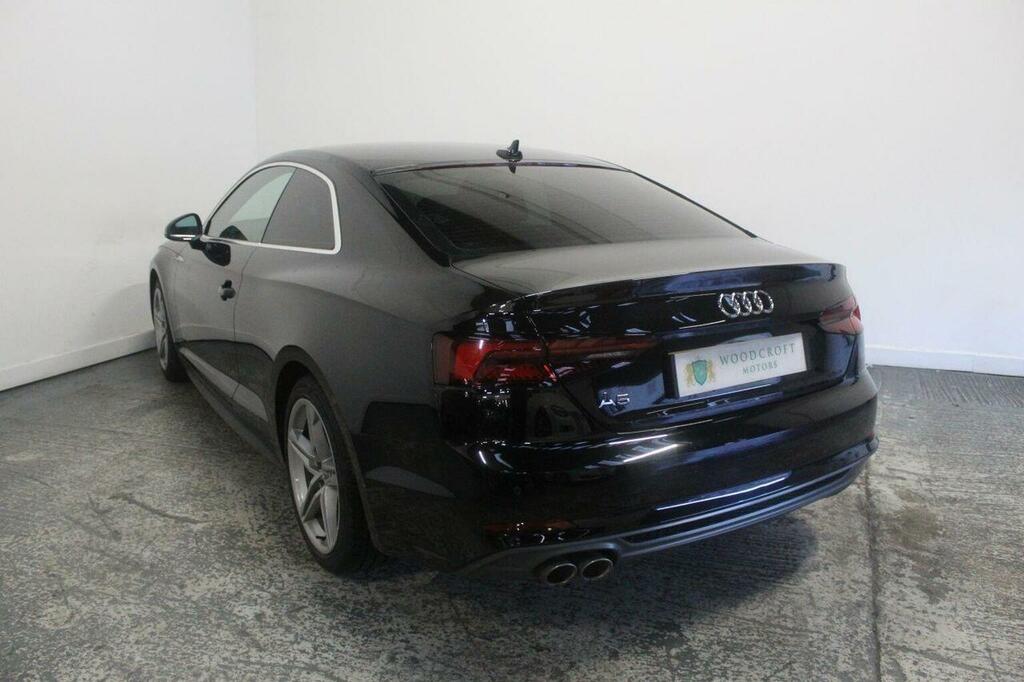 Audi A5 Coupe 2.0 Tdi S Line S Tronic Euro 6 Ss 20 BN67OHE Black #5