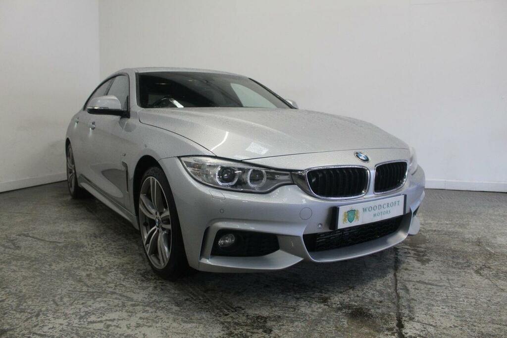 BMW 4 Series Gran Coupe Hatchback 2.0 420D M Sport Xdrive Euro 6 Ss Silver