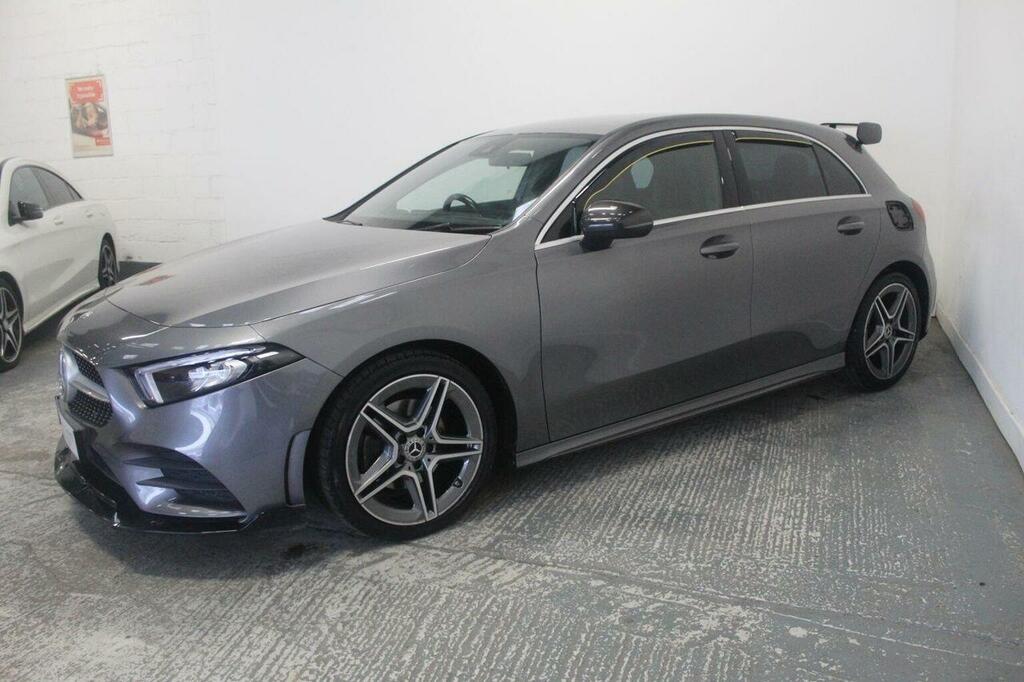 Mercedes-Benz A Class Hatchback 1.5 A180d Amg Line 7G-dct Euro 6 Ss 5 RV68ZYB Grey #4
