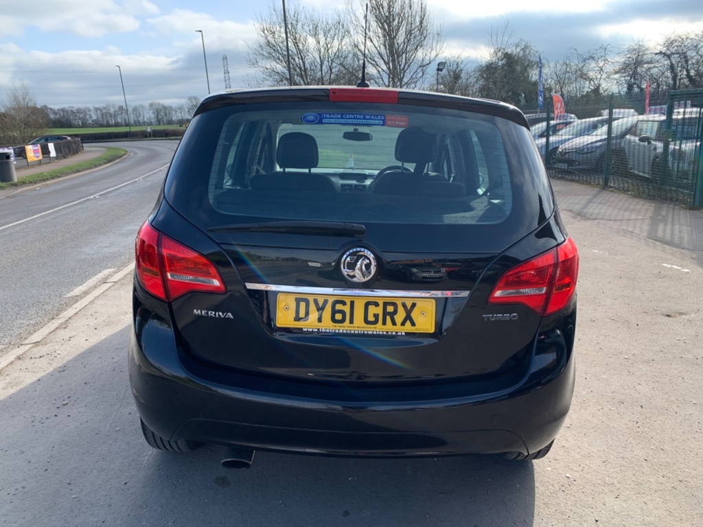 Vauxhall Meriva Exclusiv 1.4T 16V 140 DY61GRX Black #6