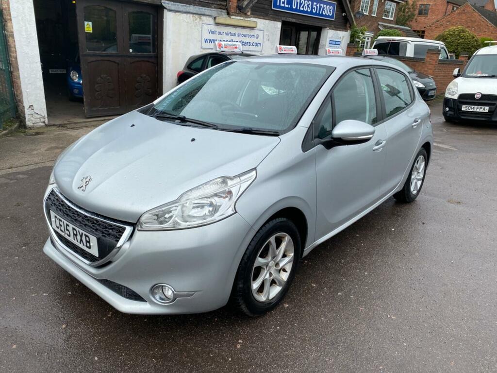 Peugeot 208 1.4 Hdi Active 20 Road Taxfull Service History Silver #4
