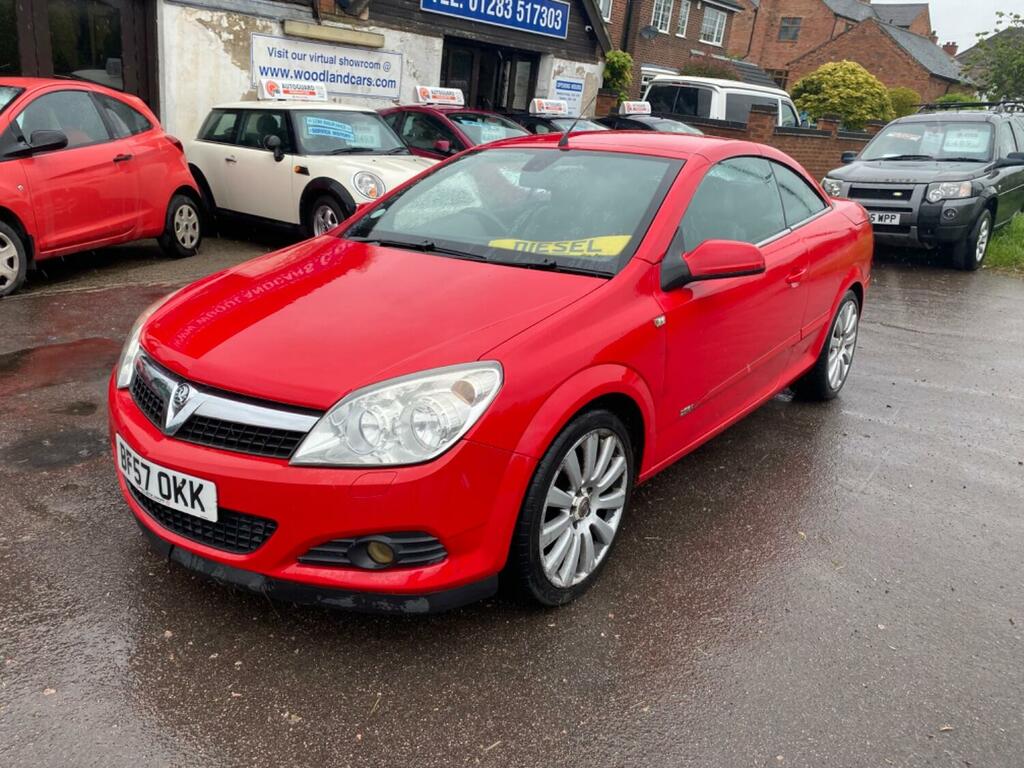 Vauxhall Astra 1.9 Cdti Design Twin Top Convertible Service Hist Red #3